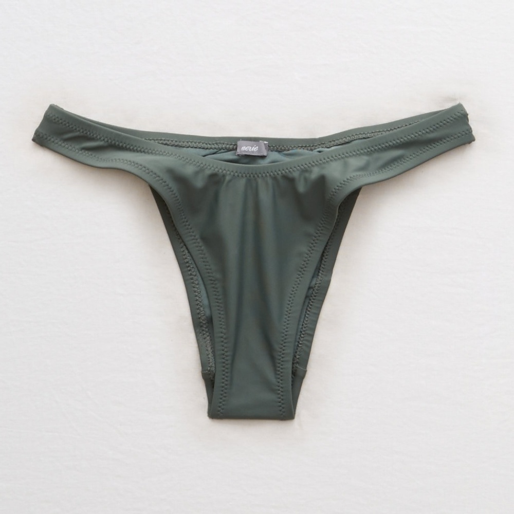 NWT AE Hi Leg Cheeky Bikini Bottoms